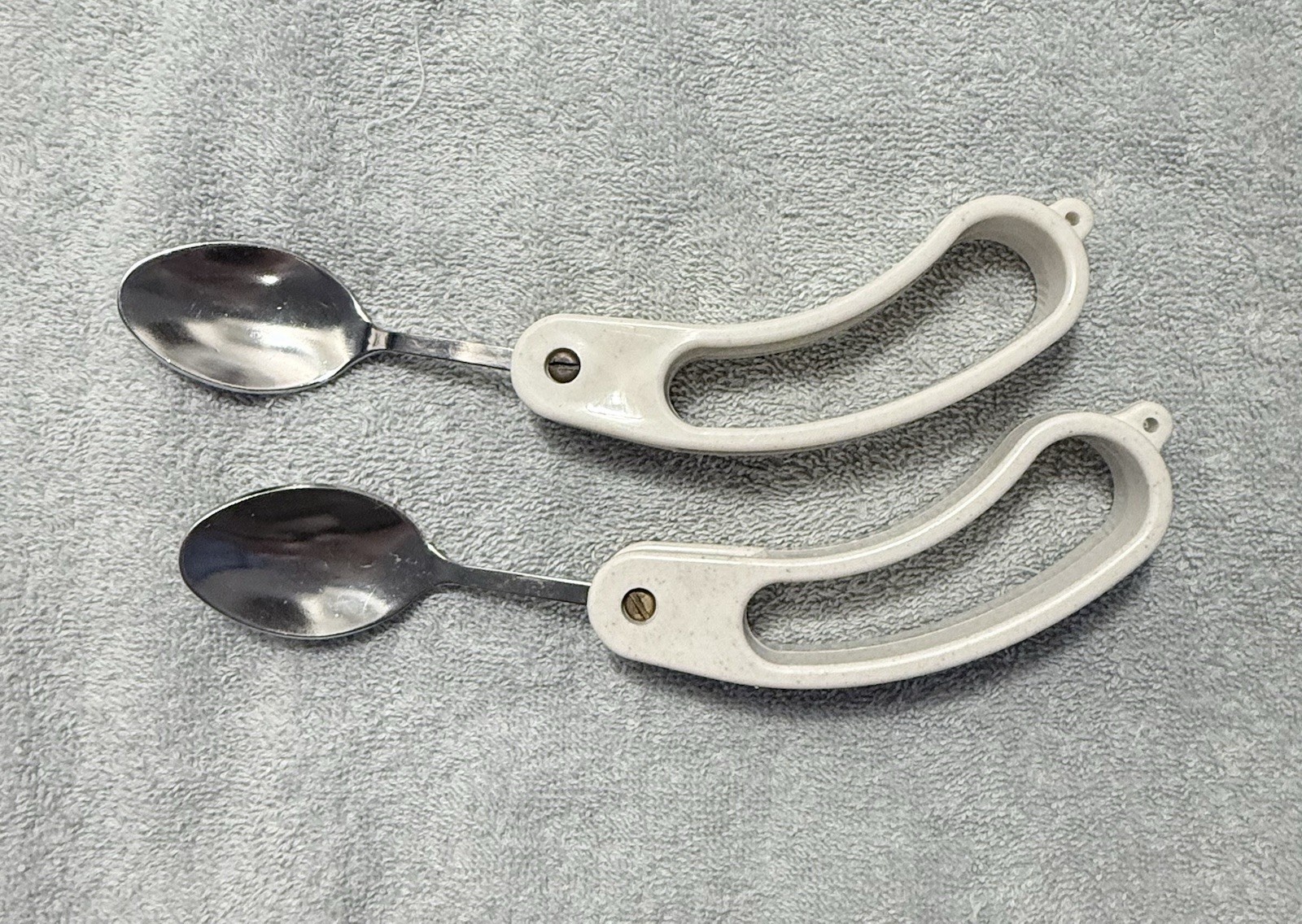 Adaptive Assistive Dining Utensil Ergonomic Open Handle Stainless Steel Folding