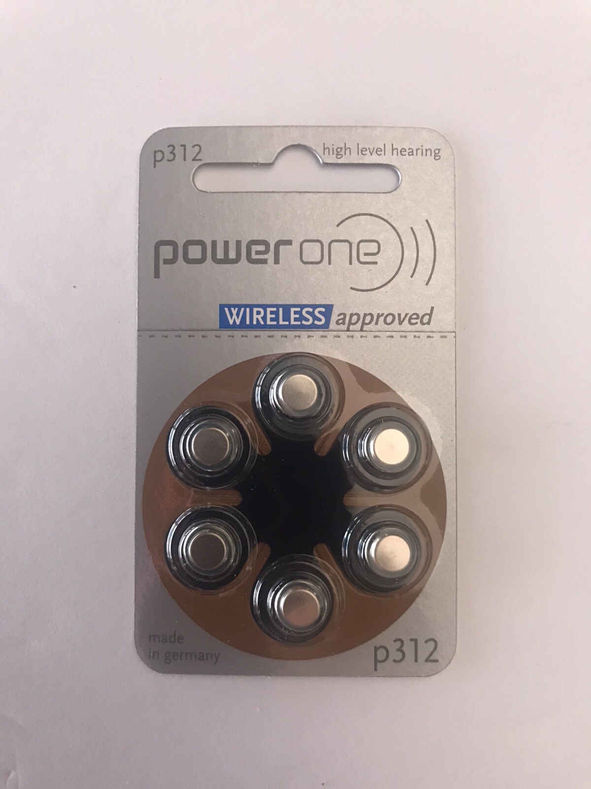 Lot of 18 POWER ONE High Level Hearing Aid Batteries P312 108 Total Exp 2024-01