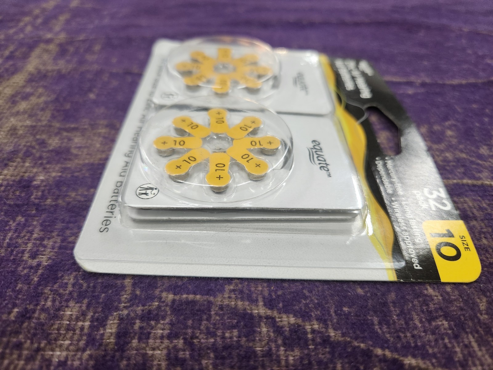 Equate Hearing Aid Batteries Size 10 32 Pack | Exp 06/2027 Sealed