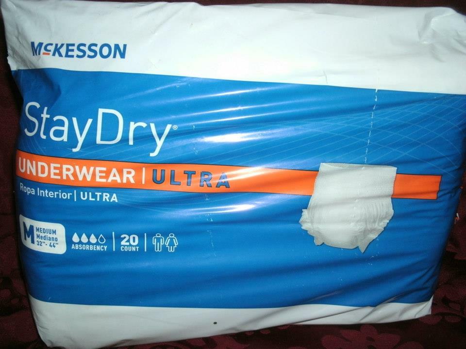 CASE of 120 StayDry by McKesson LATEX FREE UNISEX DISPOSABLE UNDERWARE $50