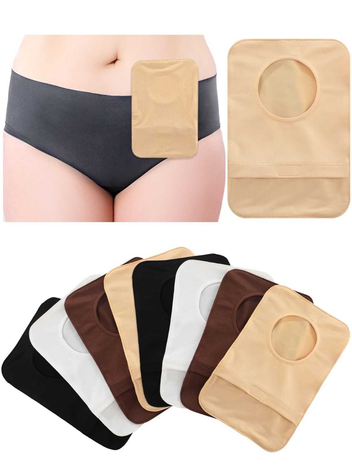 8 Pcs Washable Stretchy Bag Covers – Reusable Lightweight Pouch Protectors for M