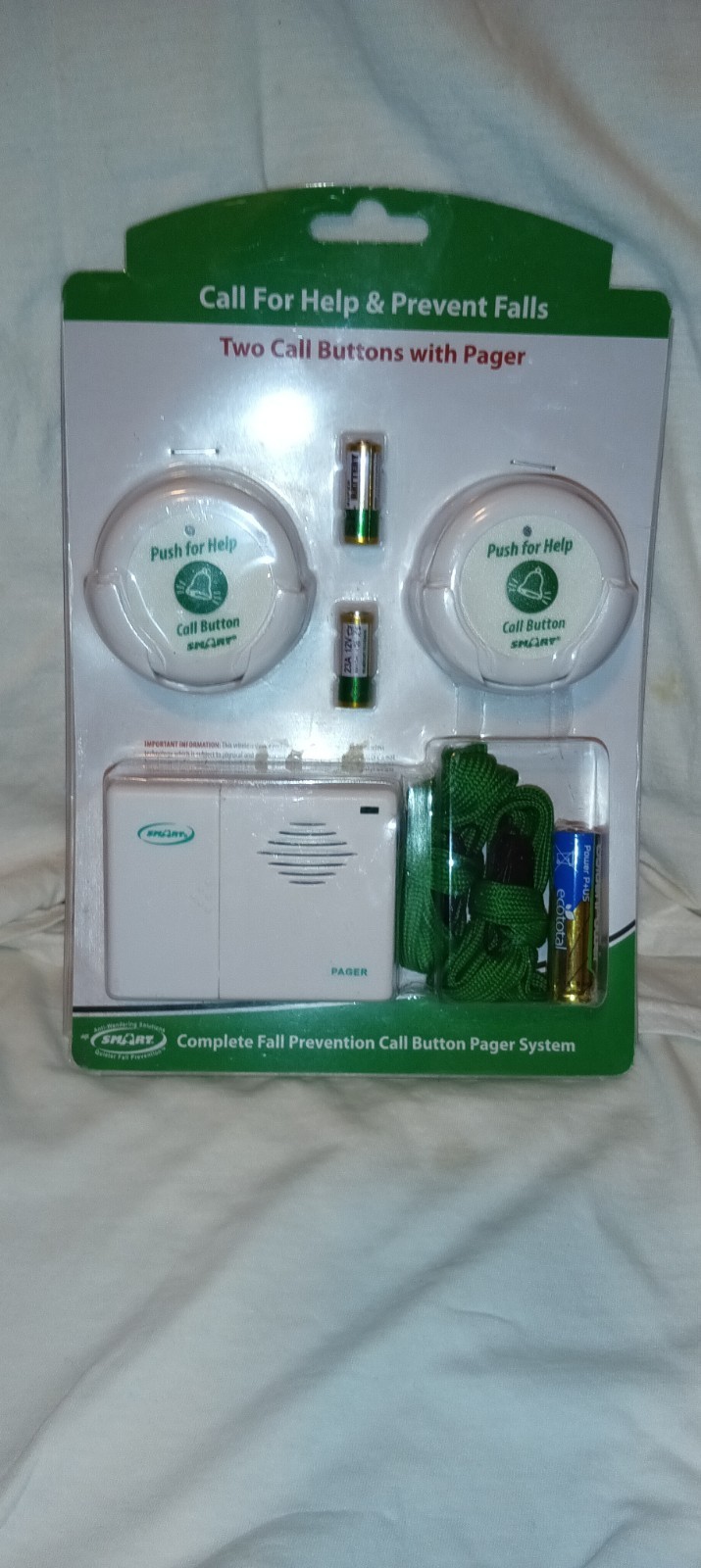 Smart Caregiver Two Call Buttons & Wireless Caregiver Pager