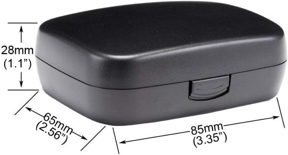 Modern Hard Hearing Aid Case – Stylish Portable Storage for BTE & ITE Models