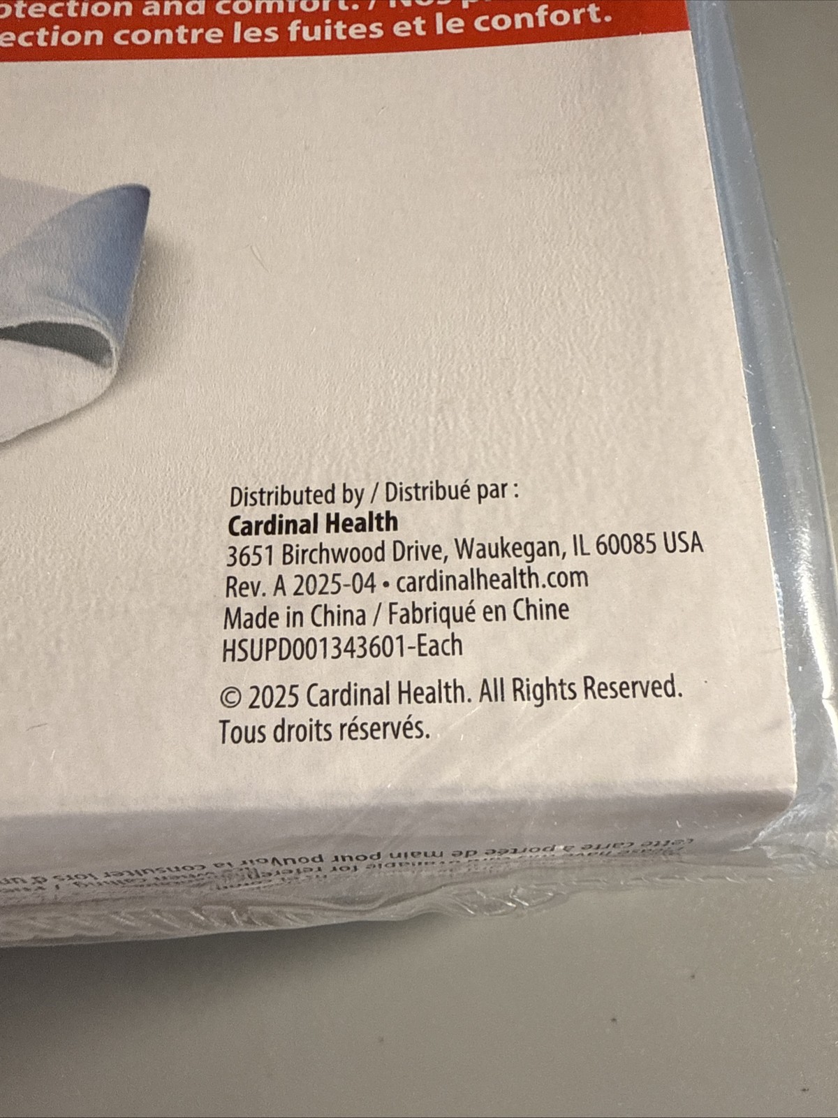 Cardinal Health Reusable Underpad 34 in x 36 in – 1 Count 4 Layer Protection
