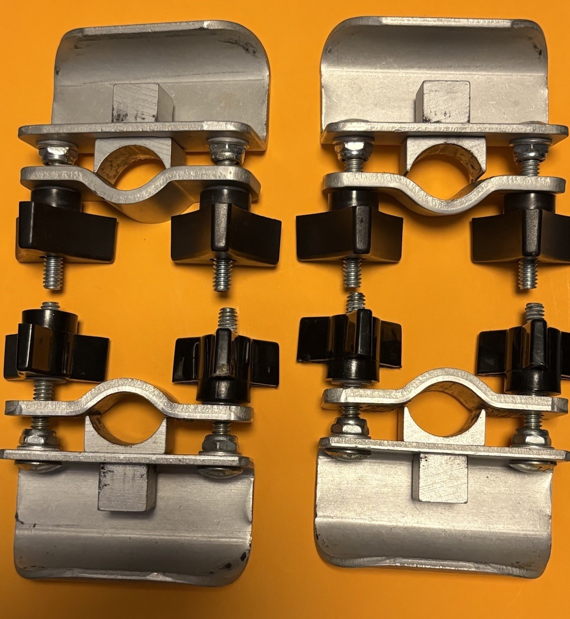 Medline Walker Clamps Assembly Lot Of 4 Designed For Non-bariatric Walkers Used