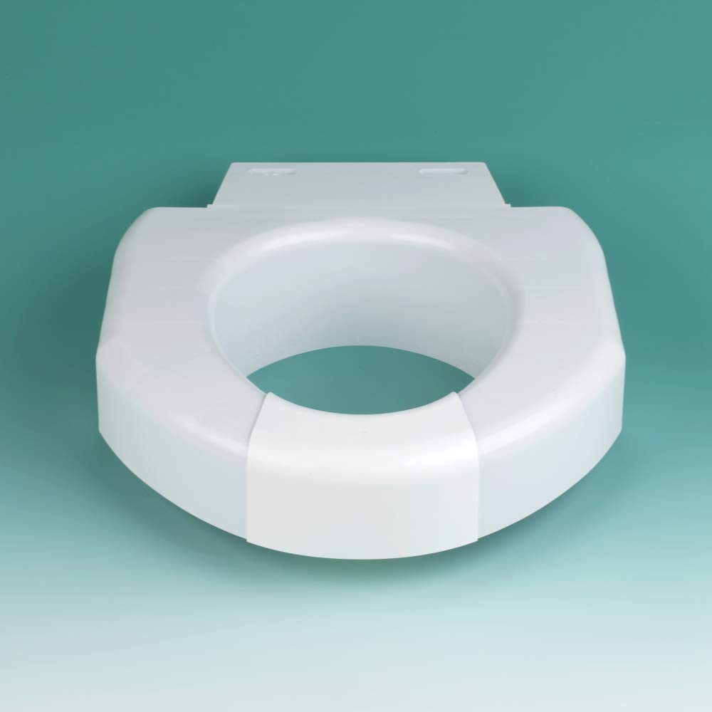Sp Ableware 37228 Secure-Bolt 3 Elevated Toilet Seat Convertible Open/Closed