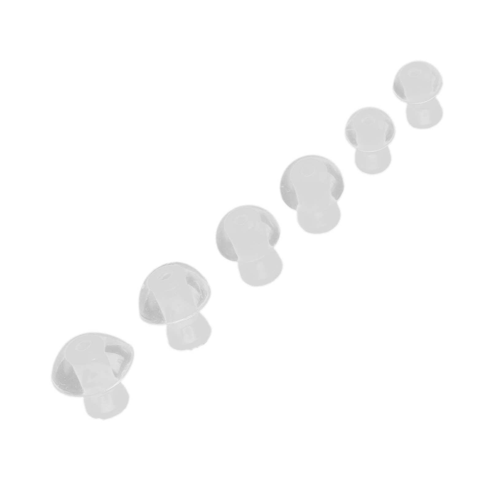 6pcs Hearing Aid Earplug Soft Silicone Replacement Buds For All-Day Comfort
