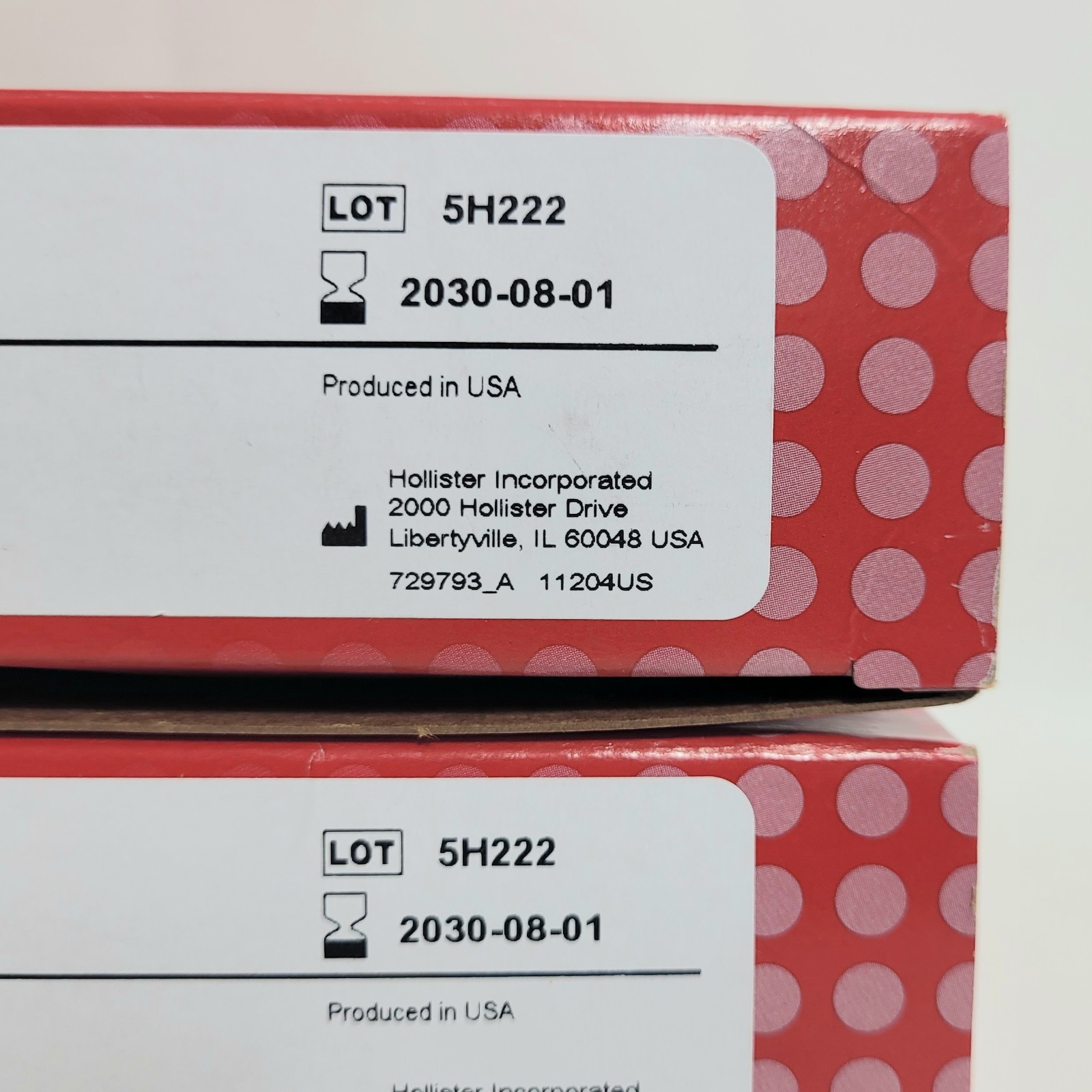 2x Hollister Cera Plus 11204 Ostomy Skin Barriers Expires 2030 LOT OF 2