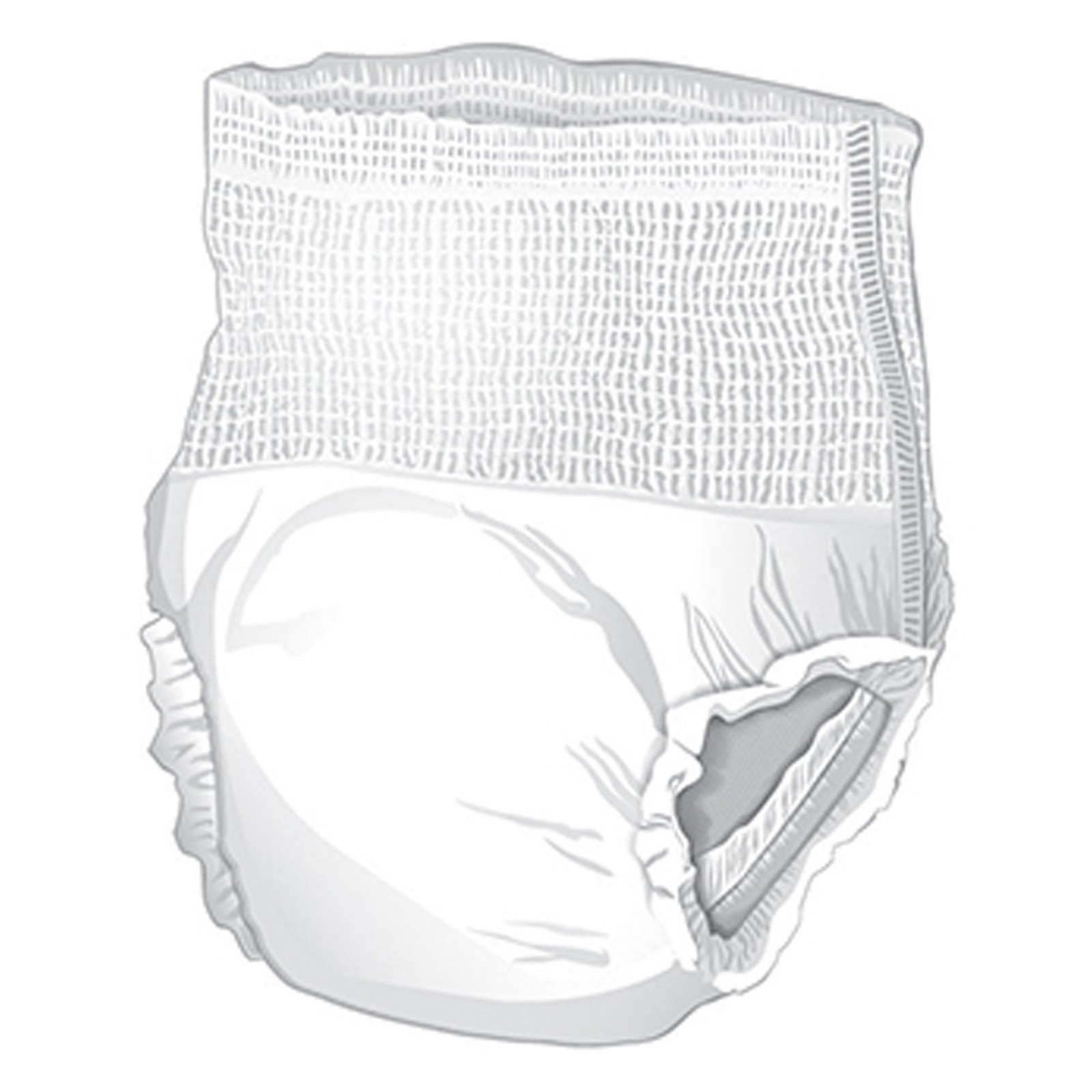 McKesson Adult Disposable Pull On Up Underwear Diapers L Heavy Absorbency 18 Ct