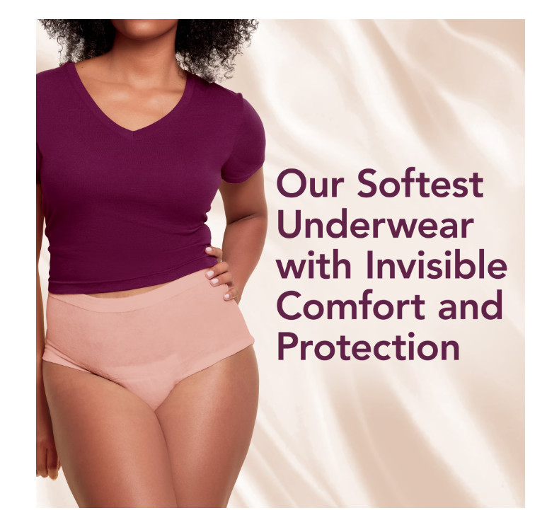 Depend Silhouette Postpartum Bladder Leak Underwear XL 48 Count Women