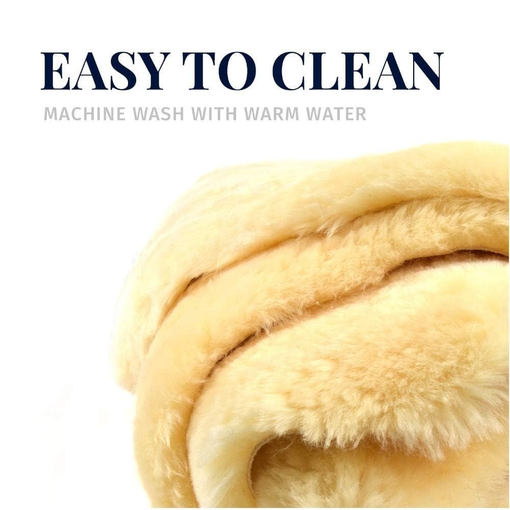 US Sheepskin Medical Sheepskin Pelt Double Medium 9321-DM Beige Natural