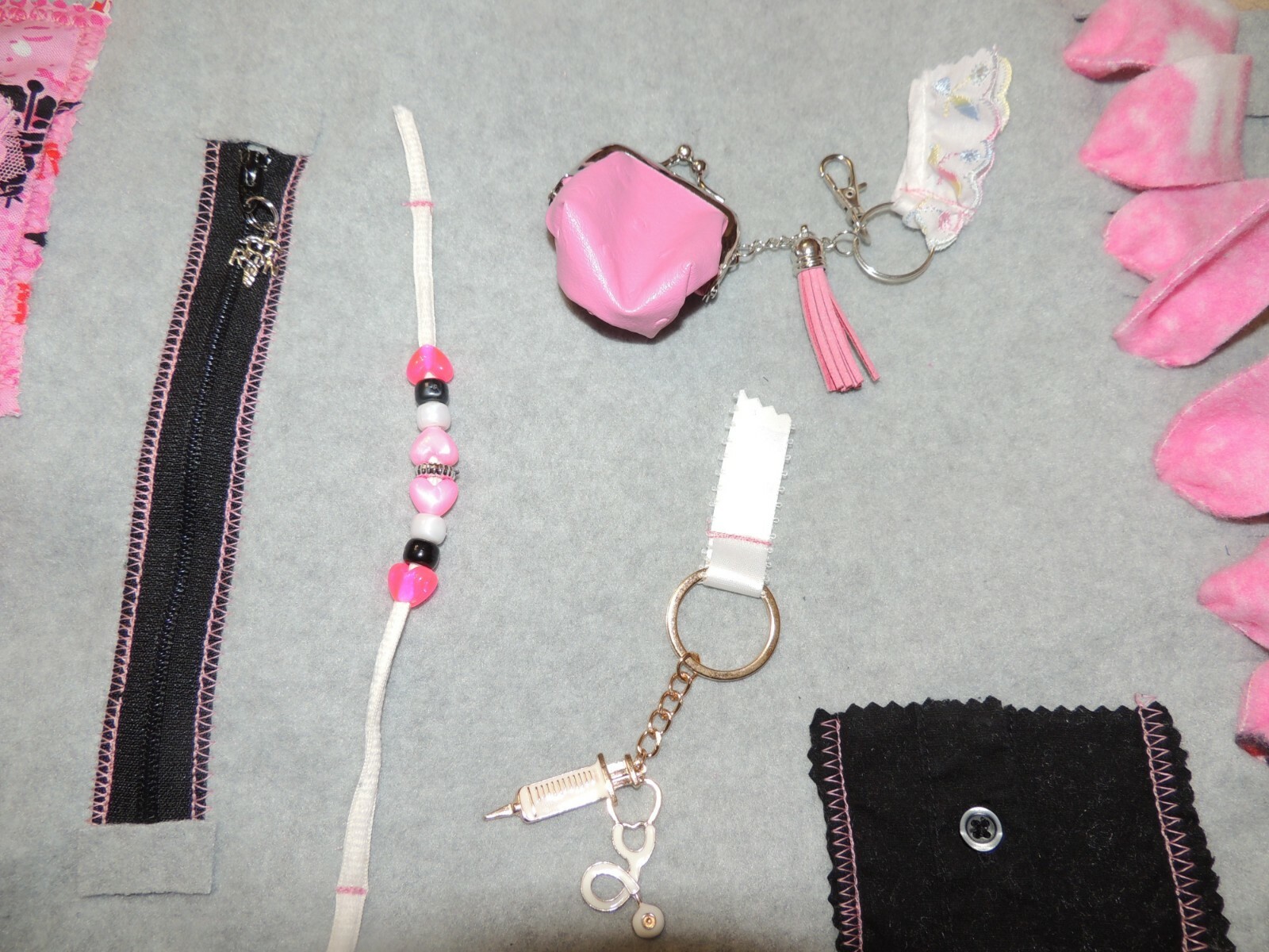 Fleece Fidget Activity Mat for Dementia Patients