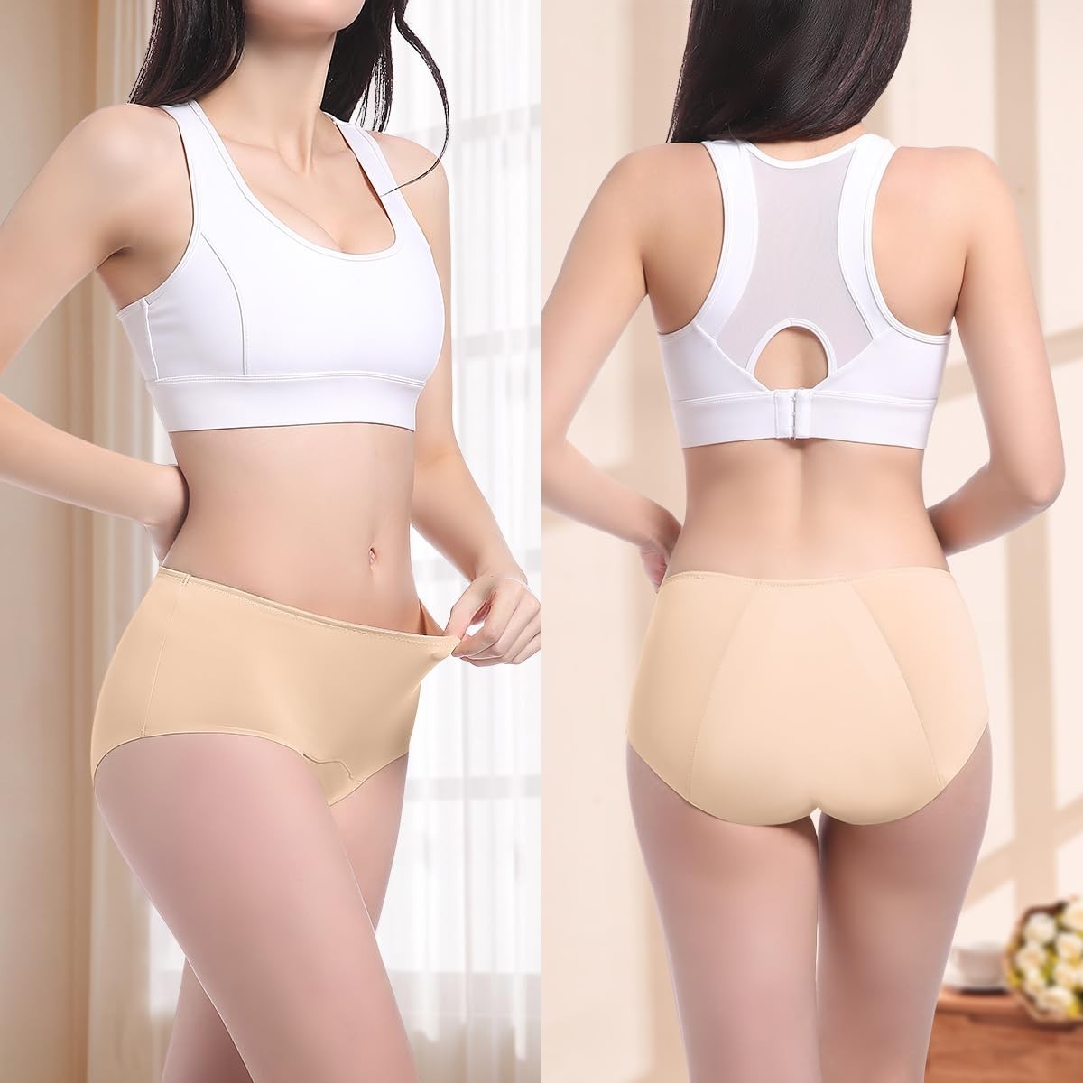 Carer Incontinence Underwear Women 150ml High Absorbent Leak Proof Washable 2