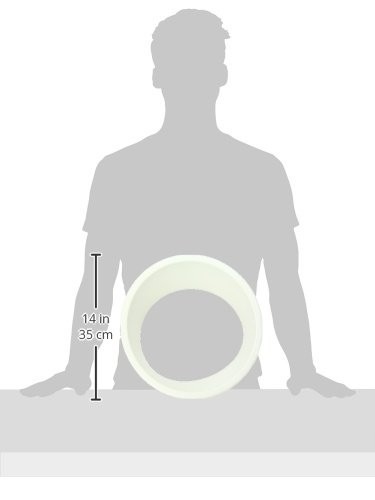 Universal Commode Splash Guard – White, Lightweight, FSA HSA Eligible, Bathroom