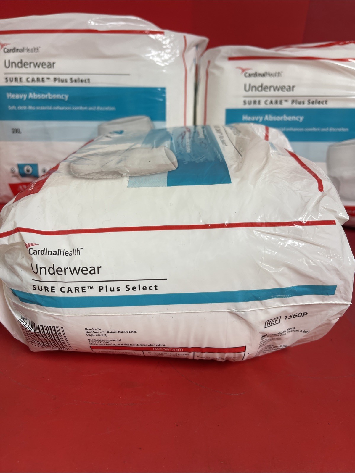 Adult Briefs 36 Count Cardinal Health Disposable Diapers Size 2XL Sure Care Plus