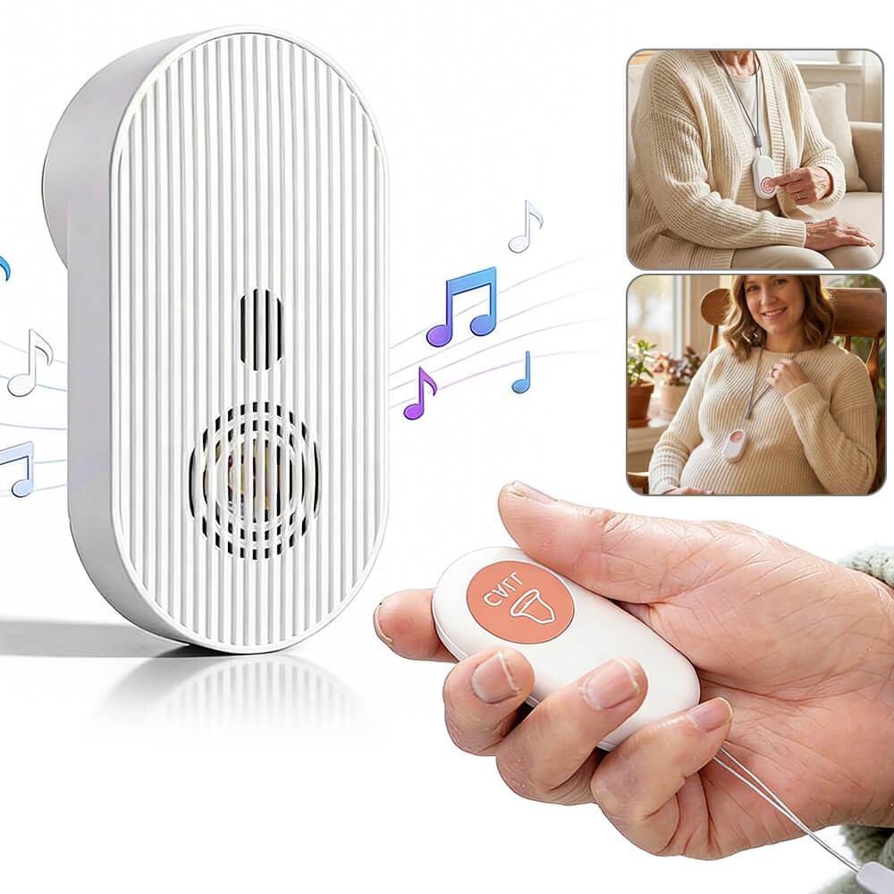 Wireless caregiver pager 1 chime and 1 call button + FREE SHIPPING