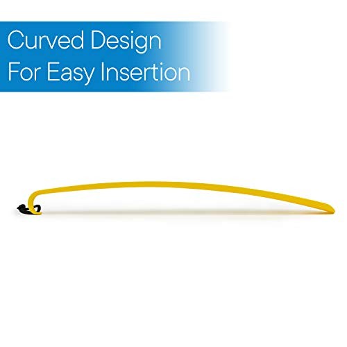 2 Pack Extra Long Handled Shoe Horn with Curved Handle and Hang Up Strap (24