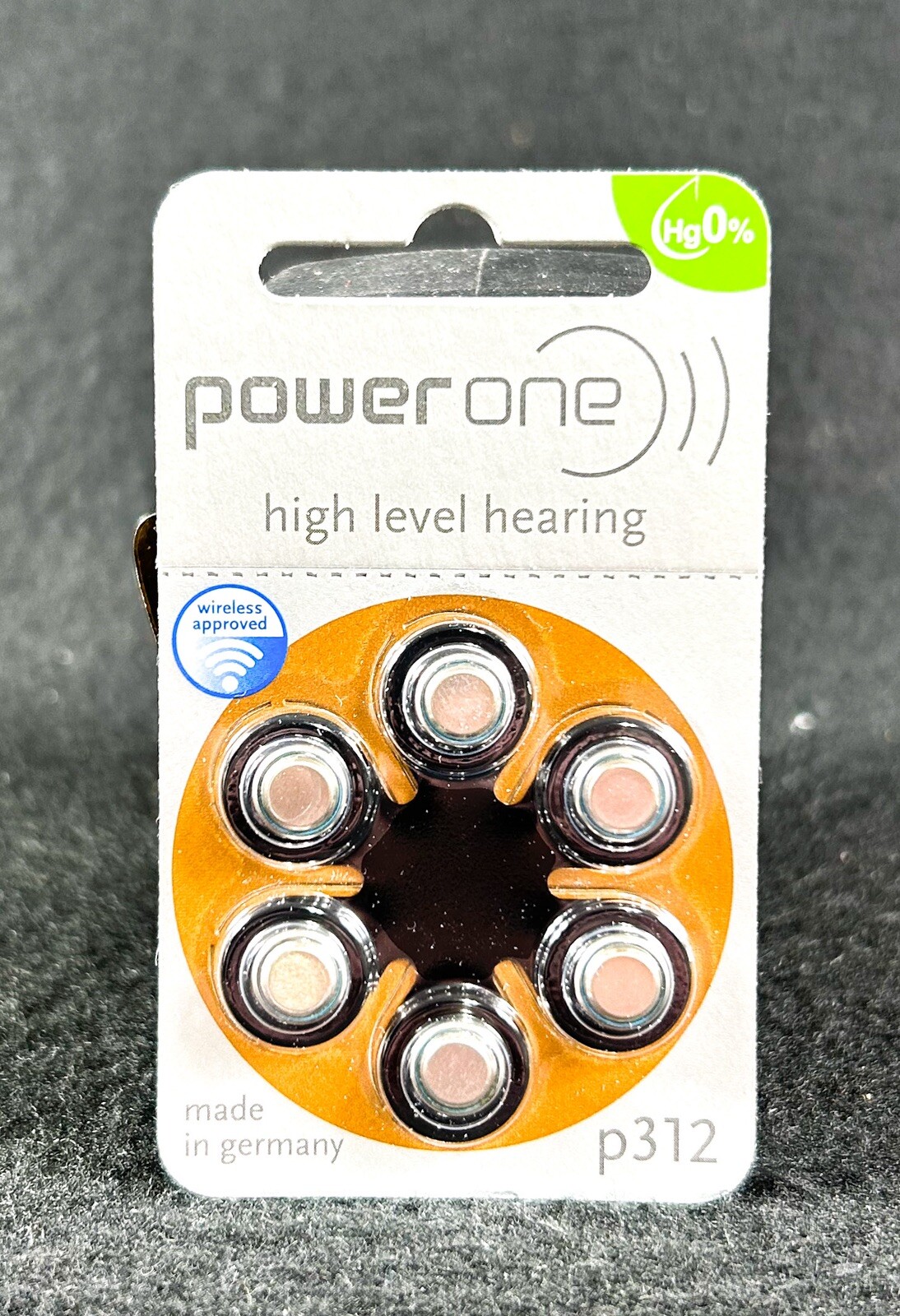 Power One Zinc Hearing Aid Batteries p312 Batteries 6 Packs Of 6 Expired 3/22