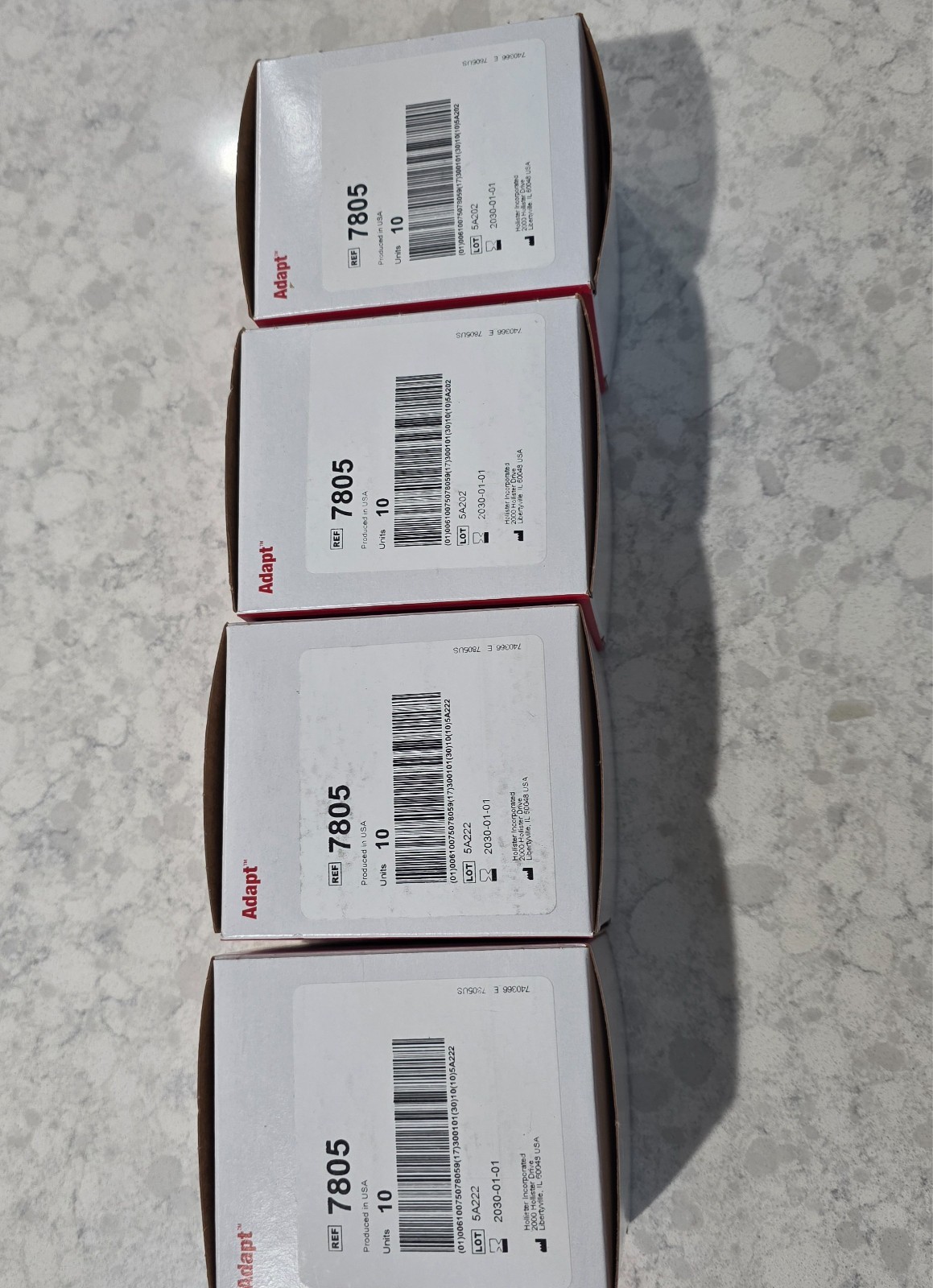 4 boxes – Hollister 7805 Adapt Barrier Rings 10 units/box