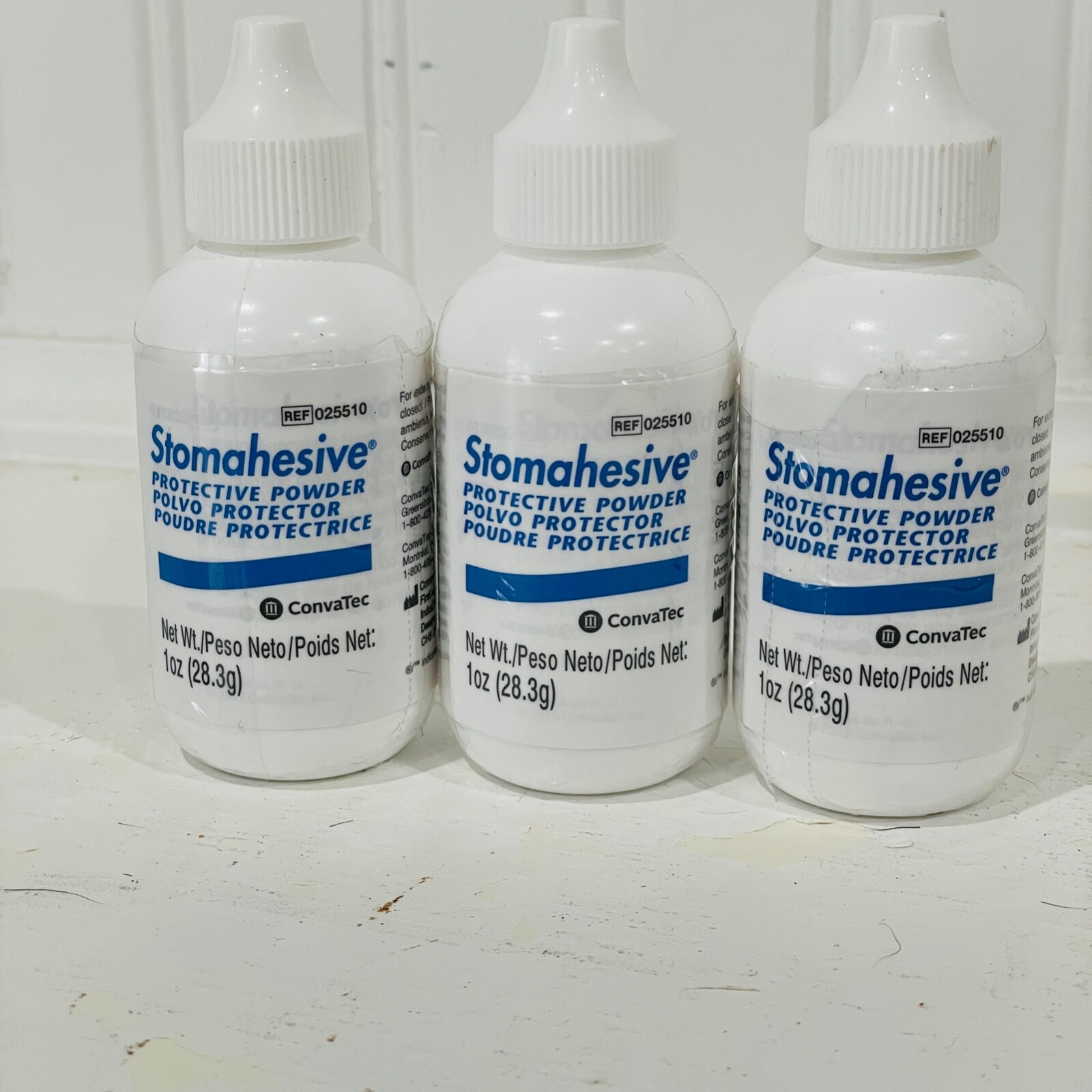 Convatec Stomahesive Protective Powder Excoriated Skin Barrier 1 oz Pack of 3