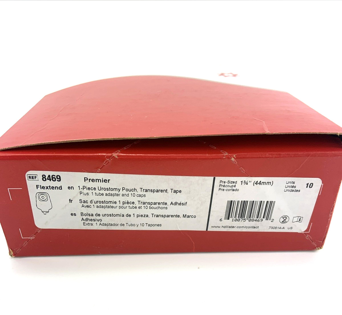 10 Hollister 8469 Premier Flextend 1-Pc Urostomy Pouch 1 3/4″ Exp 2026
