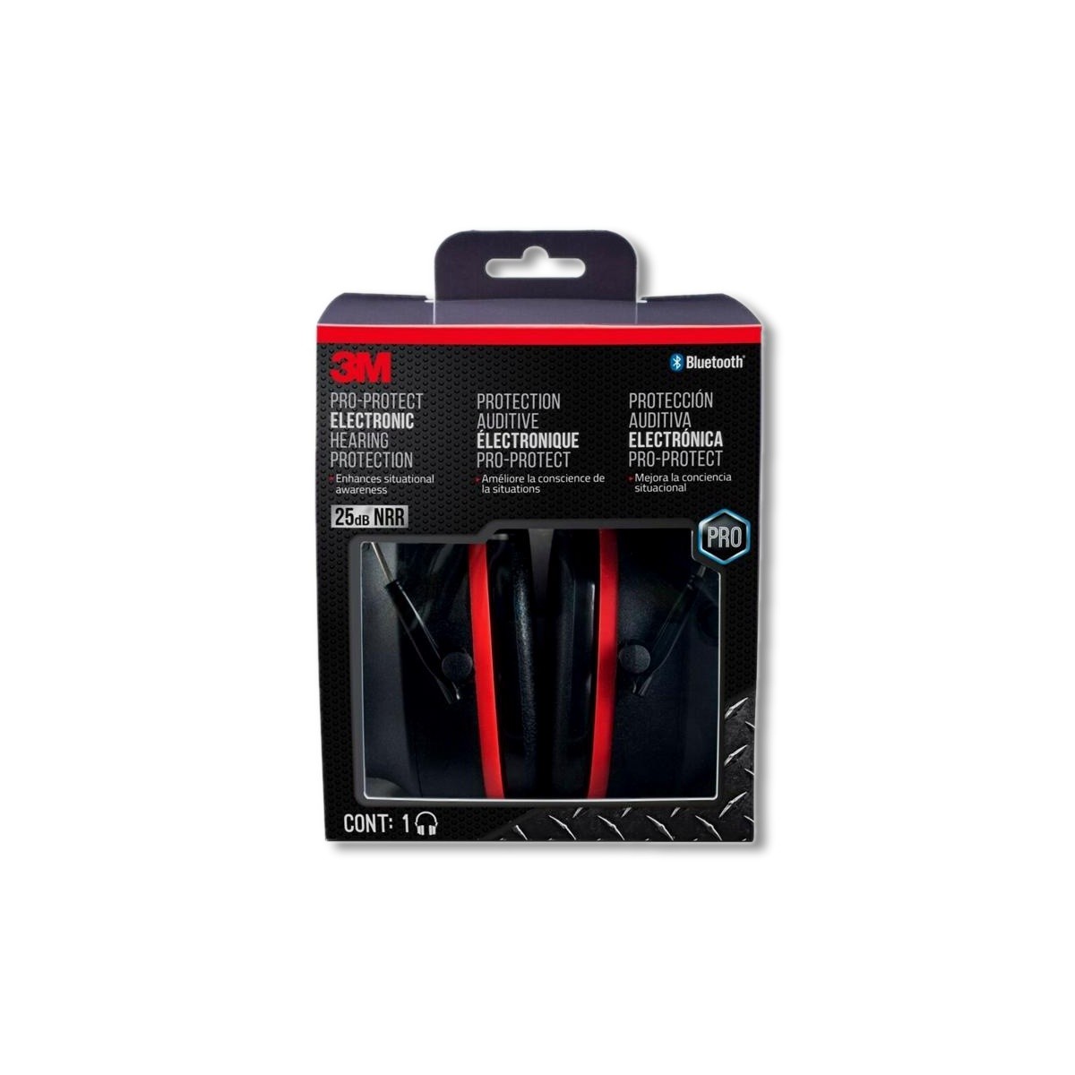 3M Hearing Protectors 25dB Professional Black 90545H1-DC-PS