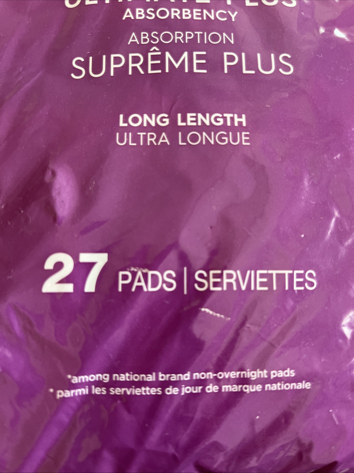 NEW Poise Pads Ultimate Plus Supreme Long Length 27