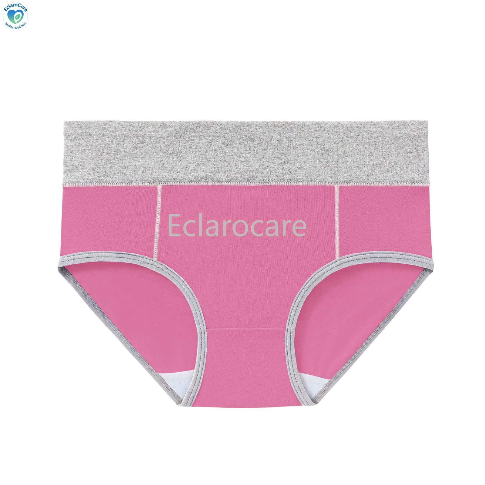3pcs Two-Tone Minimalist Women’s Mid-Rise Briefs Cotton Waist-Slimming Underwear