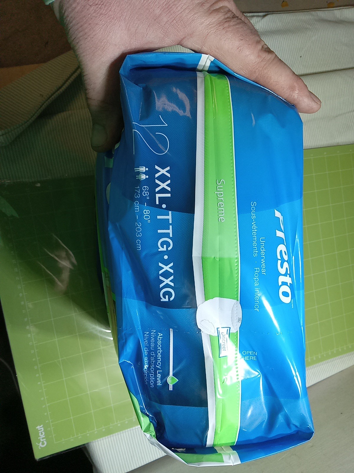 11 Packs Of Presto Supreme Absorbency Underwear 12 Count XXL/TTG-XXG, 68”-80”