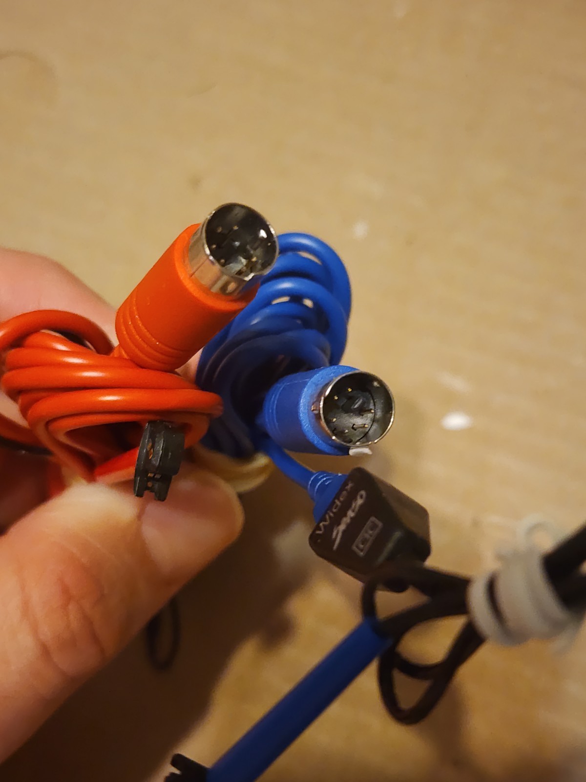 Widex ip4 Hearing Aid Programmer DK-3500 w/ Red/Blue Cables Wires