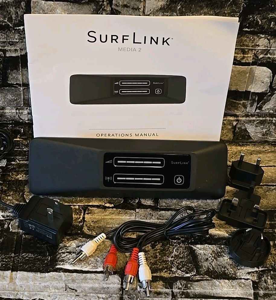 SurfLink Media 2 Model 210 Hearing Aid Streamer Device Starkey Surf Link Works