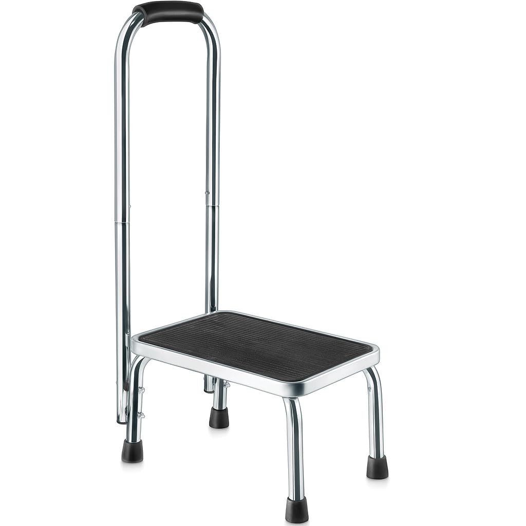 Step Stool with Handle for Adults Step stools with Handle for Elderly for Bed…