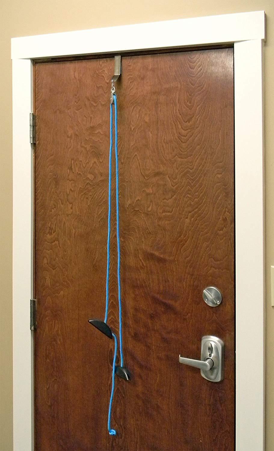 BlueRanger Shoulder Pulley (Metal Bracket Door Attachment) for Physical Therapy
