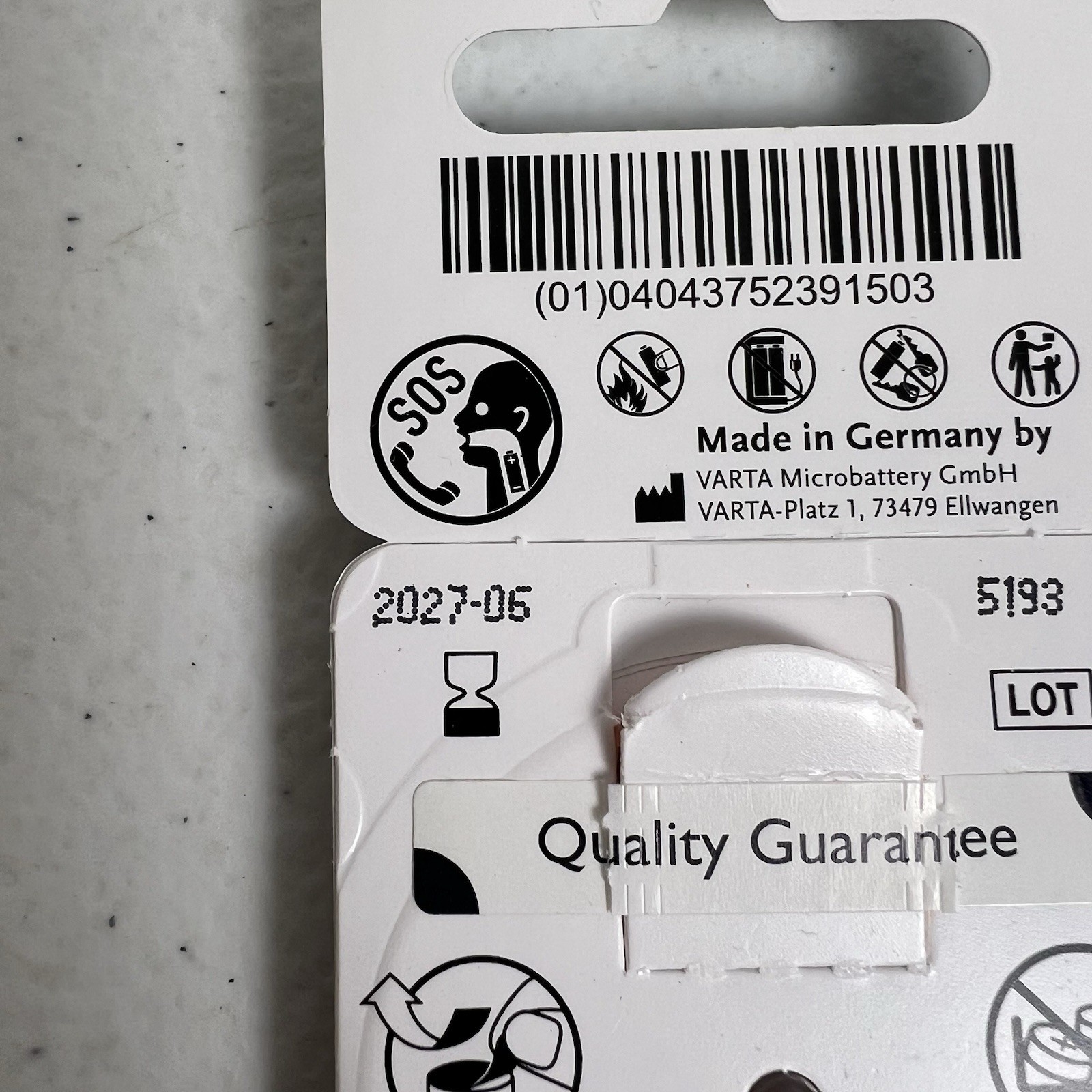 Power One P13 Hearing Aid Batteries Lot 16 Total Batteries Expire 06 2027