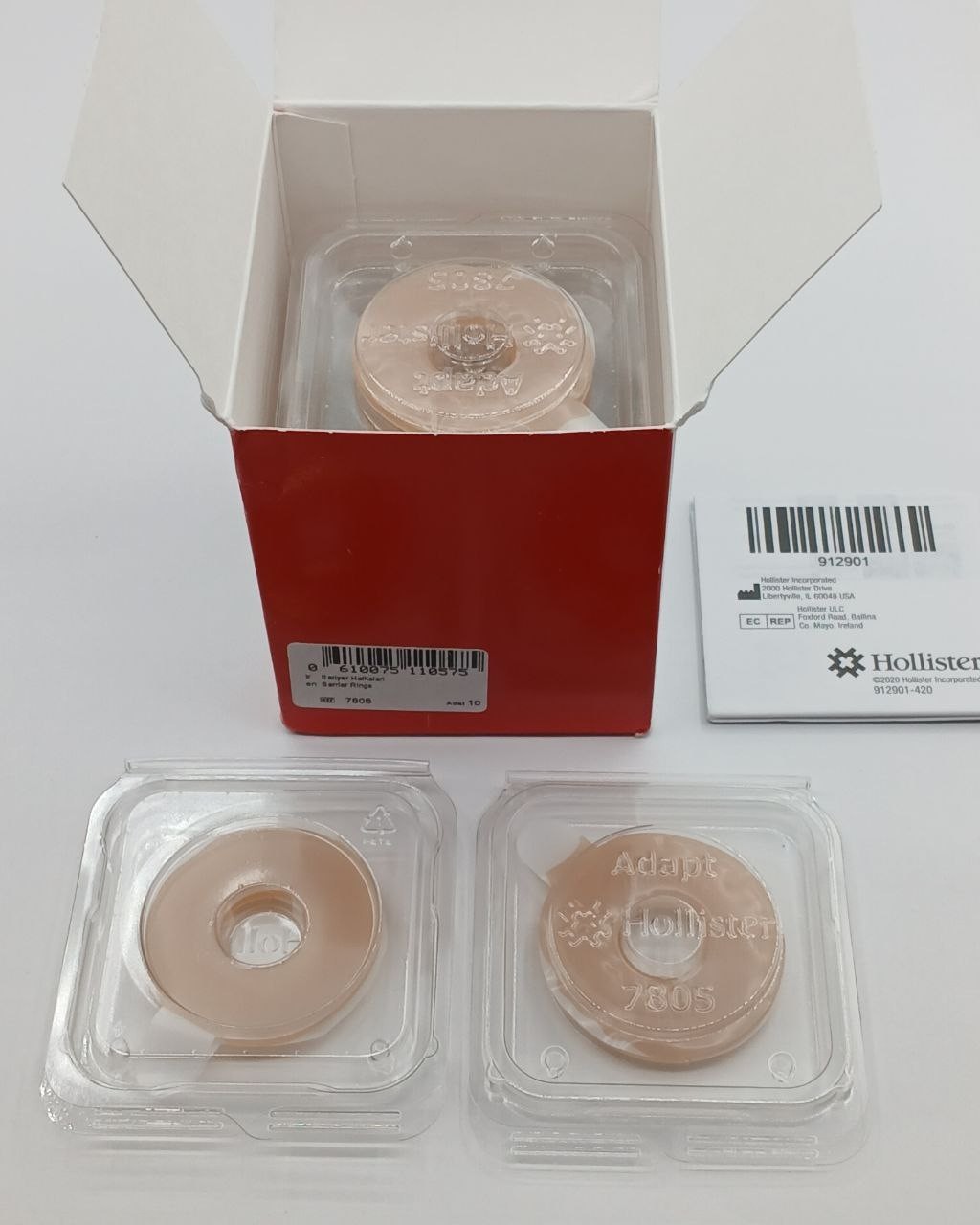 Hollister 7805 Adapt Moldable Ostomy Barrier Rings 2″ Exp 2027/08/01 10 Pcs New