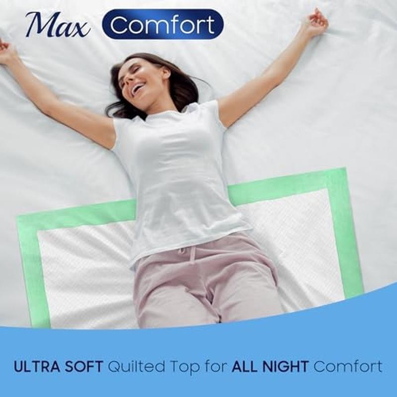 50 Count XXXL Disposable Underpads Max Absorbency Quick Drying Leakproof Pads US