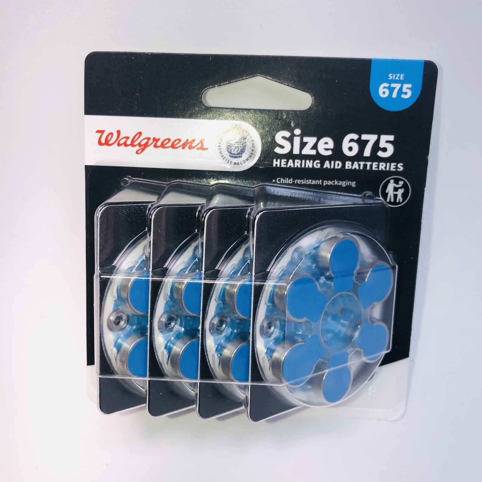 Walgreens Hearing Aid Size 675 Batteries – 24 PACK Batteries Best By 02/2029