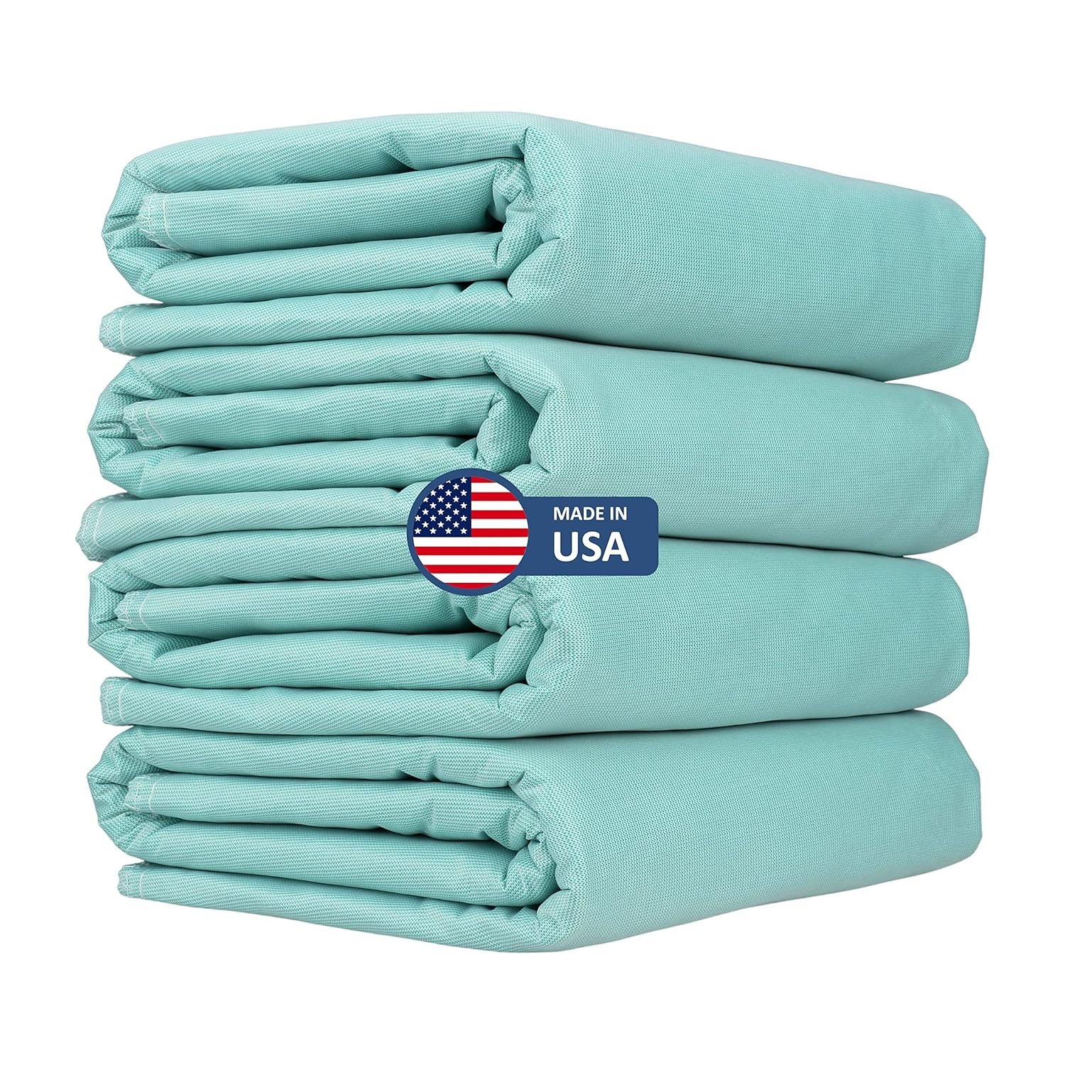 4 Pack! Wave Medical Premium Washable 34×36 Inch Reusable Bed Pad, Incontinence