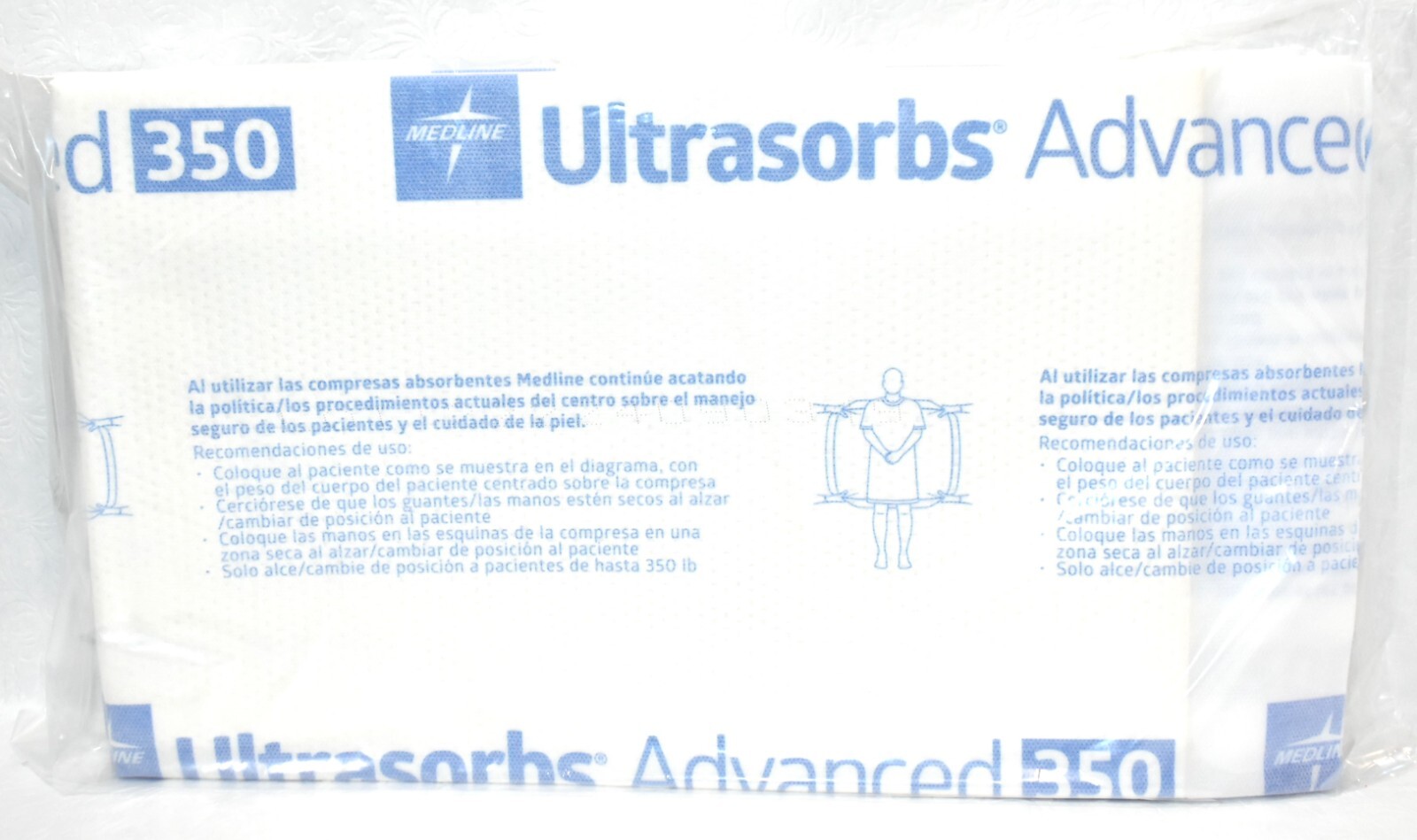 Medline Ultrasorbs Advanced Extra Strength Drypads, 30″ x 36″, 5 Ct, Chucks