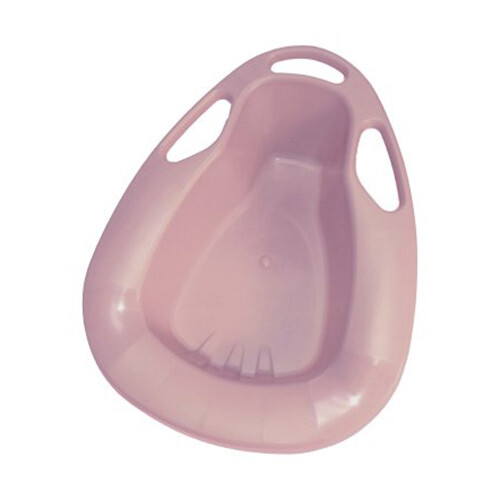 Medegen Pontoon Bedpan, Dusty Rose, 2 Quart/1893 mL, Up to 250 lb