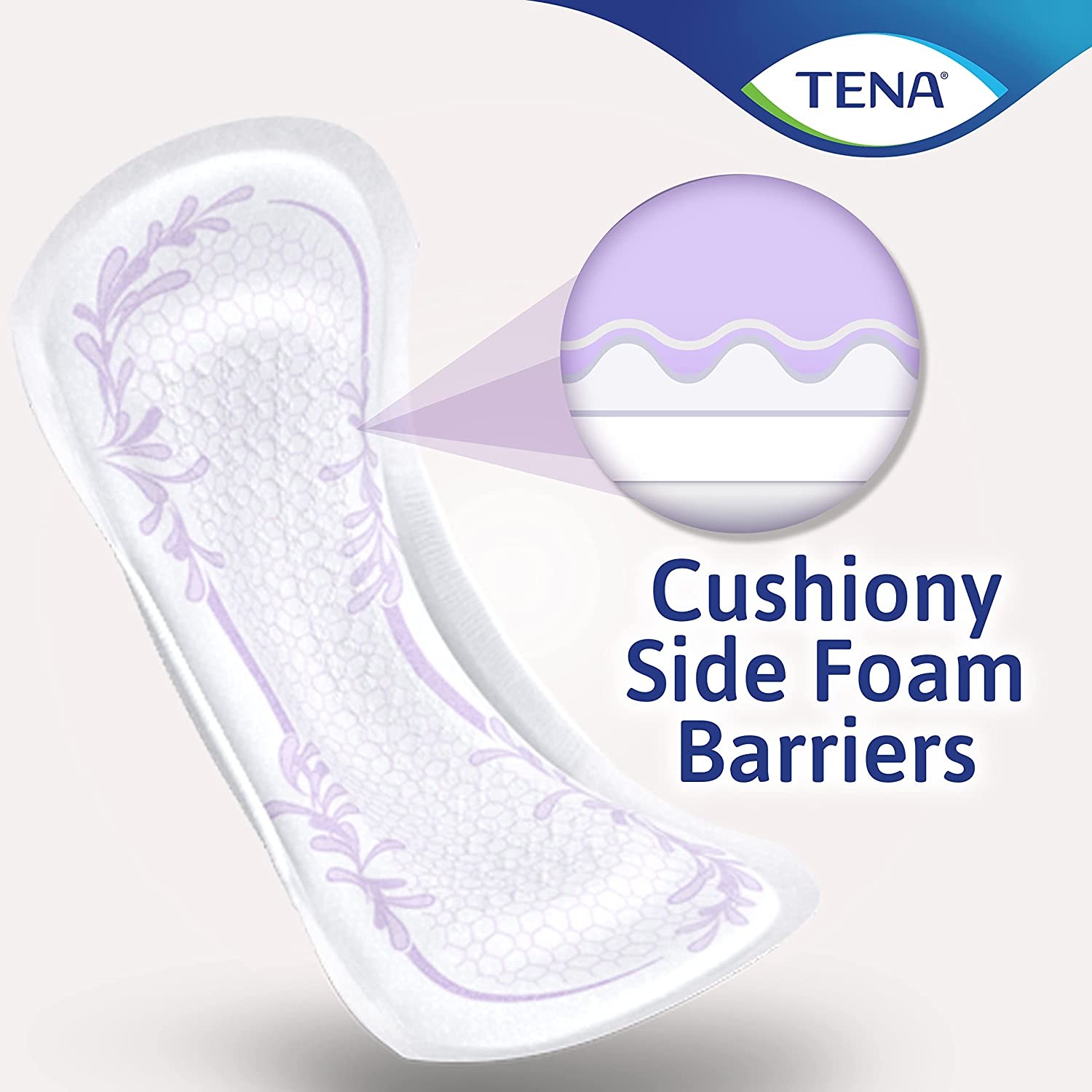 Tena Intimates Incontinence Pads Maximum Absorbency, 56 Count – Pack of 5