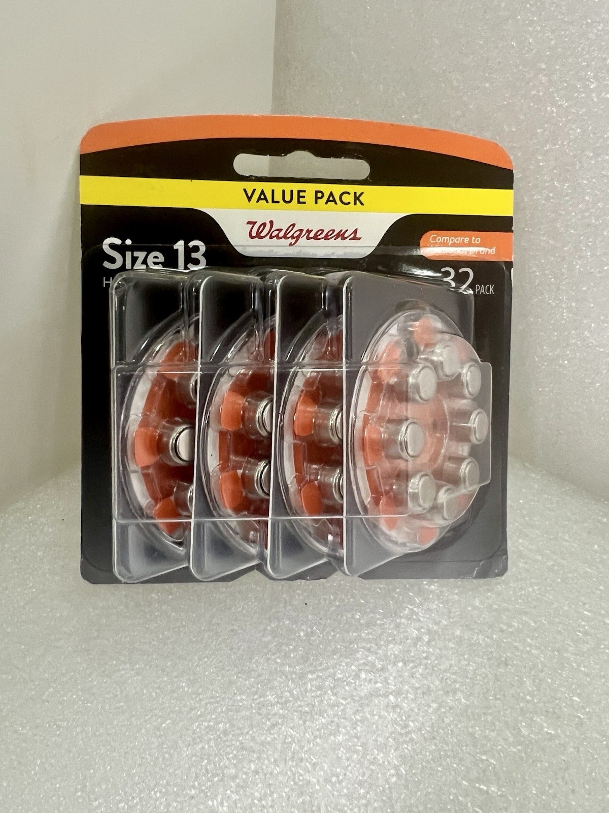 32 Pack-Hearing Aid Batteries Size 13-Walgreens