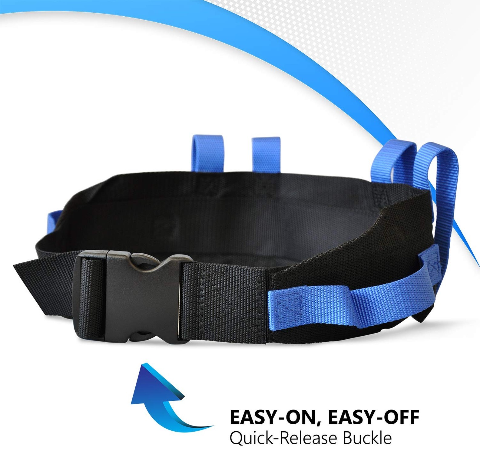 NYOrtho Gait Belt (275lbs) – Transfer Belt with 6 Heavy Handles -Lift Assist …