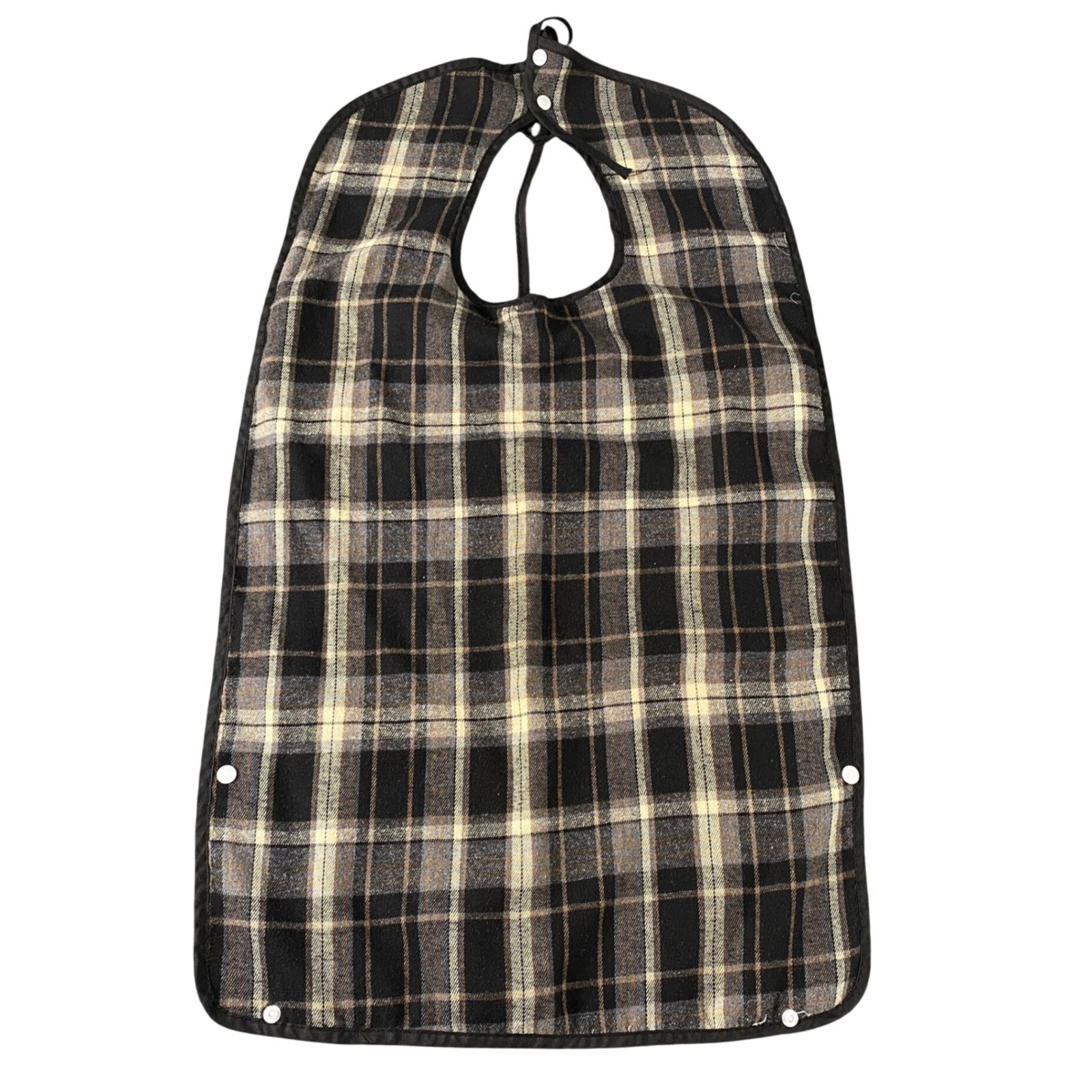 Oulisen 3 Pack Adult Bibs for Eating Waterproof Plaid with Crumb Catcher New 780