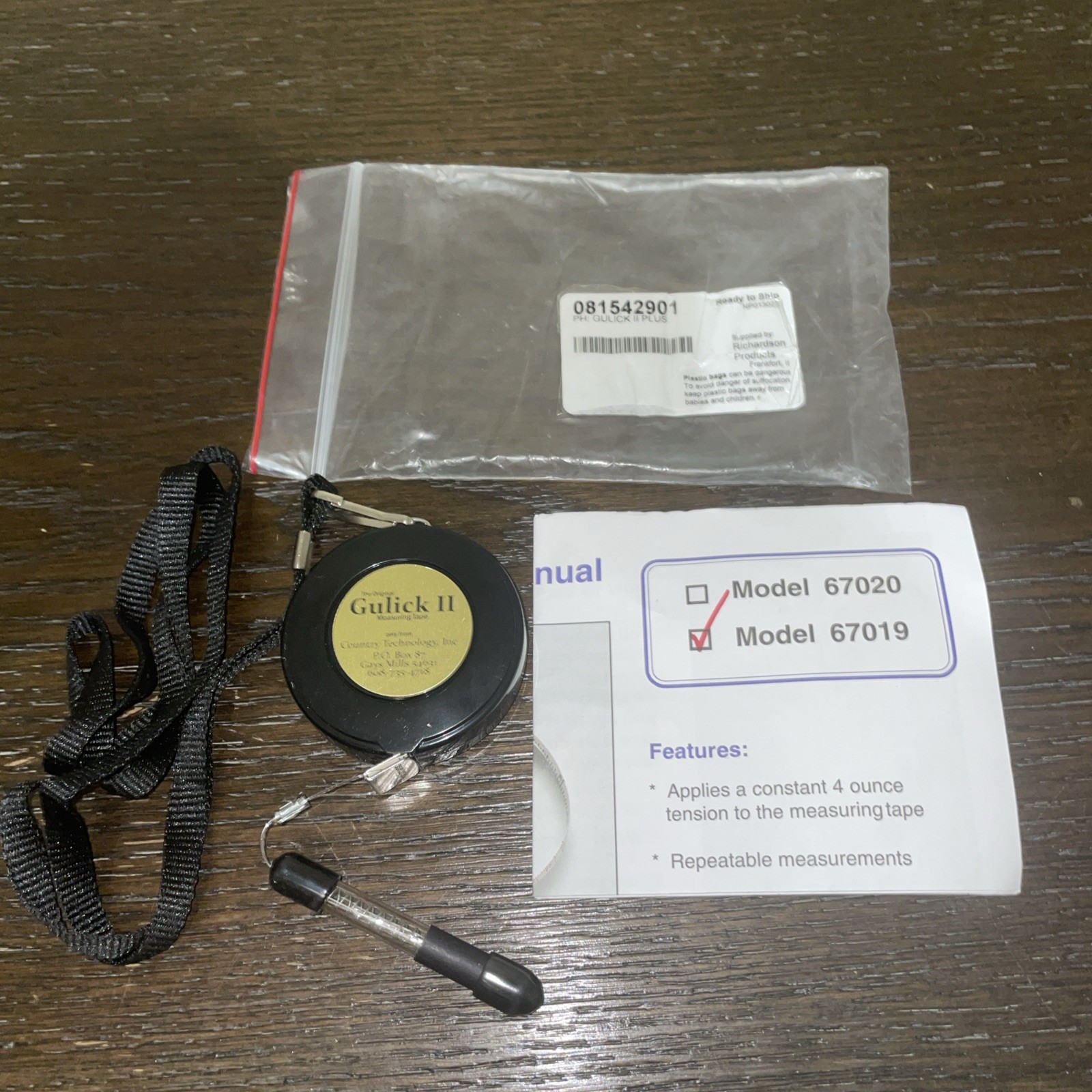 Sammons Preston Gulick II Plus Tape Measure / EXCELLENT CONDITION