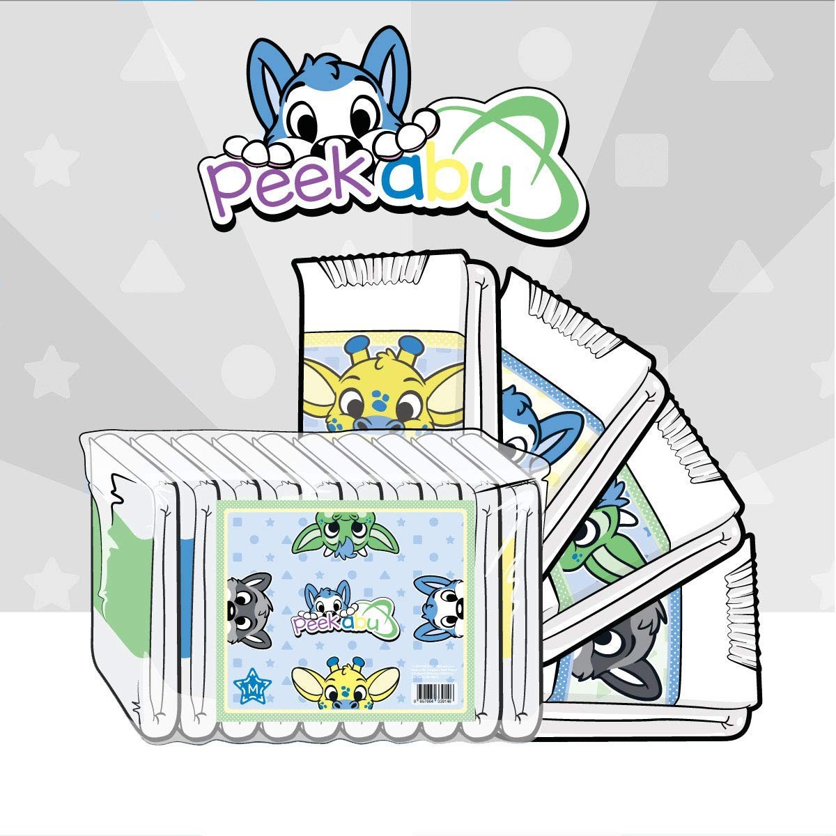 ABUniverse PeekABU Adult Diapers Pack of 10 Extra Large