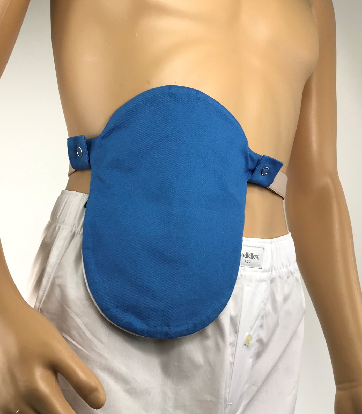 Light Blue Ostomy Colostomy Pouch Bag Fastomy Cover for Convatec & Hollister