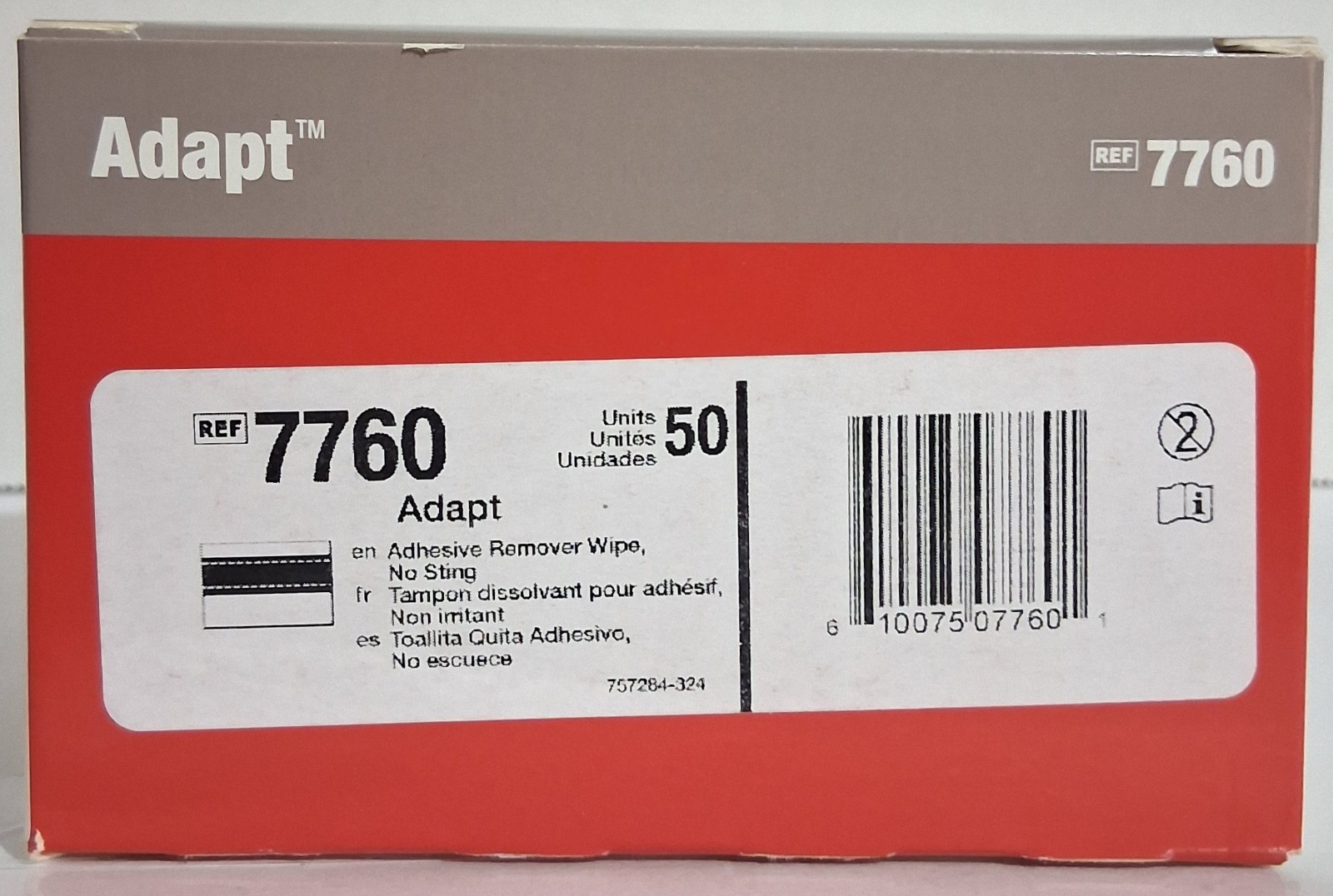 Hollister 7760 Adapt Universal Adhesive Remover Wipes 5 BOXES Exp 2031