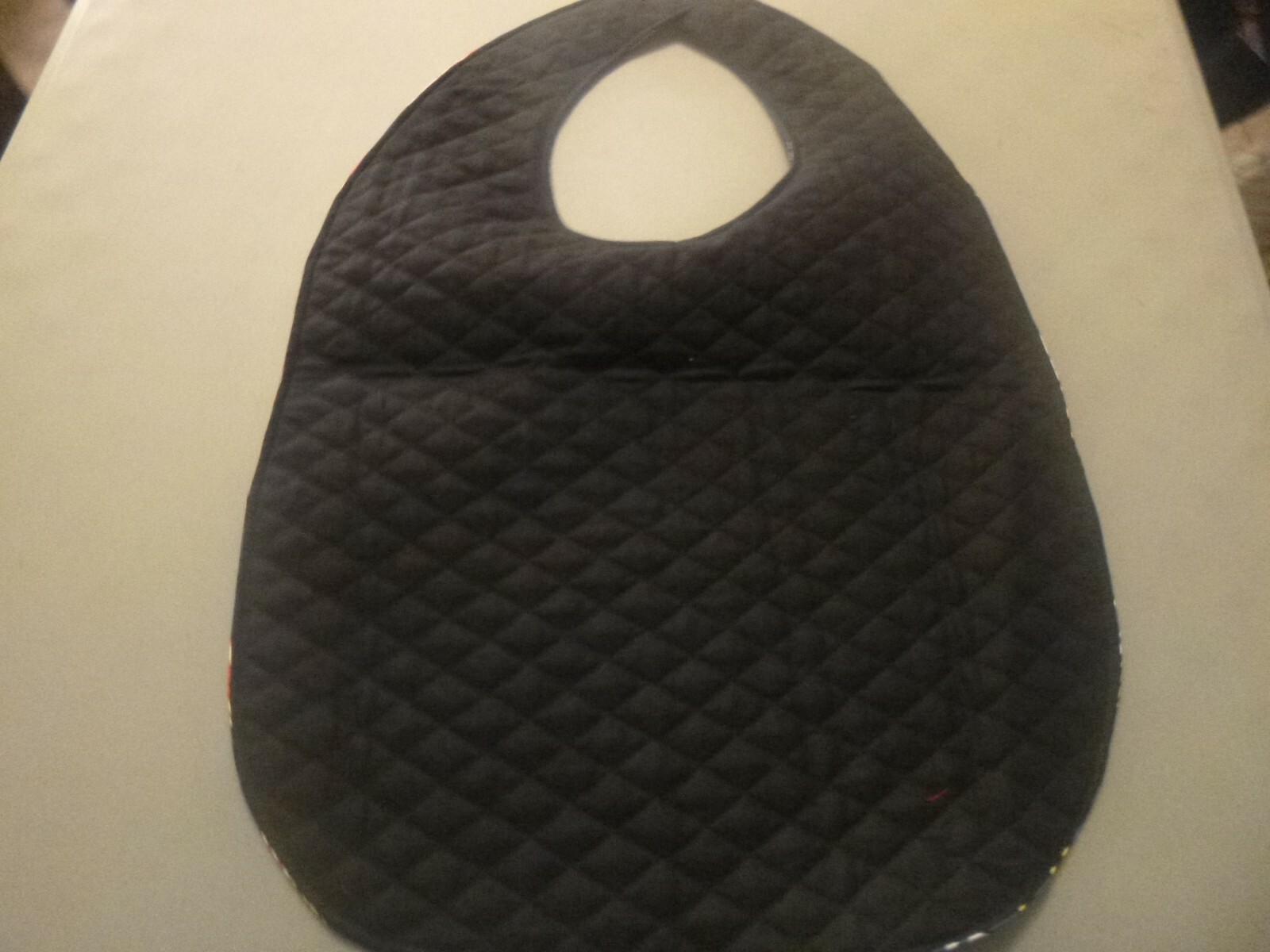 Adult Bib/Clothing Protector double thickness with Quilted Diamond Backing