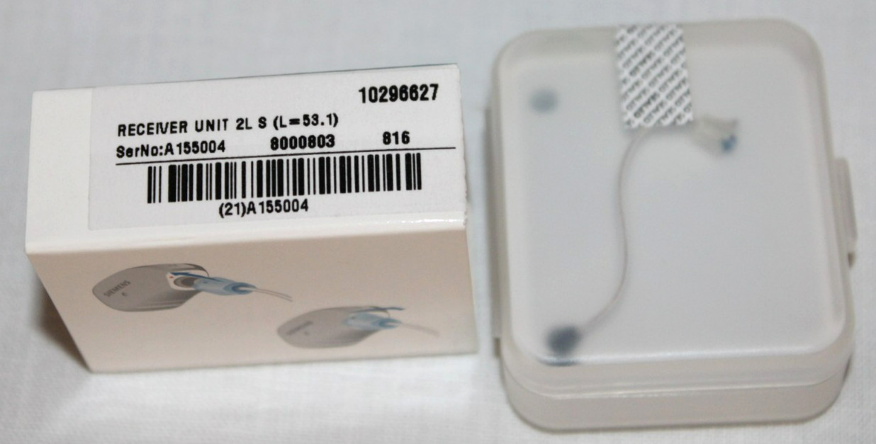 Siemens 45dB Receiver Unit 2L S (L-53.1) for Hearing Aids 10296627 SEALED-BRC1